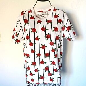 Knickerbocker Rose Print Graphic Tee